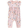 Girl's Short Sleeve Pant Romper Butterfly Garden - Rompers - 1 - thumbnail