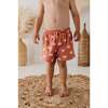Boy's Swim Shorts Crab in Sunset - Swim Trunks - 3