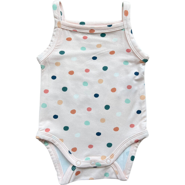 Tank Bodysuit Summer Polka Dots