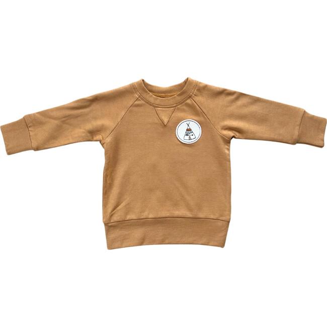 Raglan Sweatshirt Teepee in Toffee