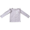 Girl's Long Sleeve Ruffle Top Big Sis - T-Shirts - 1 - thumbnail