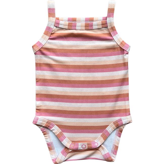 Tank Bodysuit Tropical Stripe