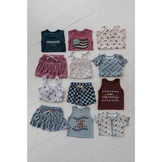 Boy's Everyday Shorts Checker in Navy Stardew - Shorts - 4