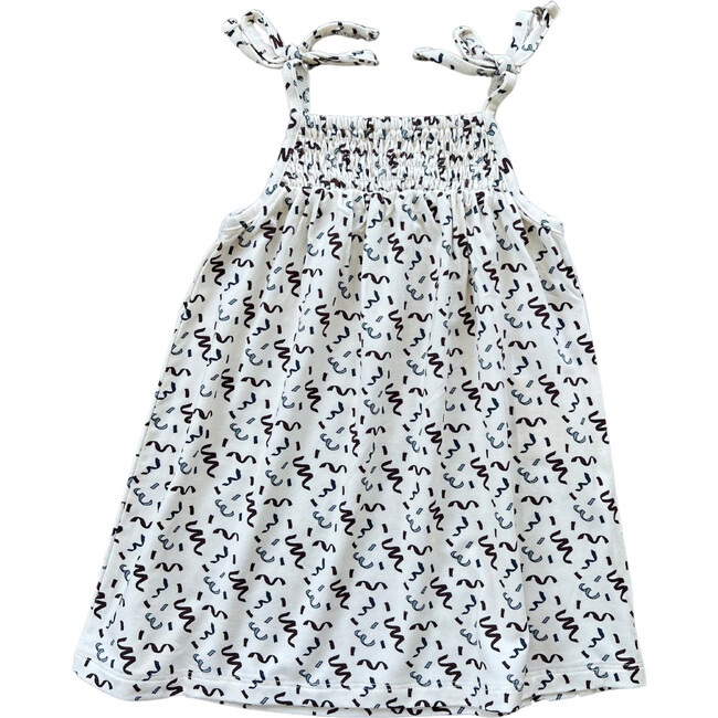 Girl's Smocked Dress Patriotic Ribbon