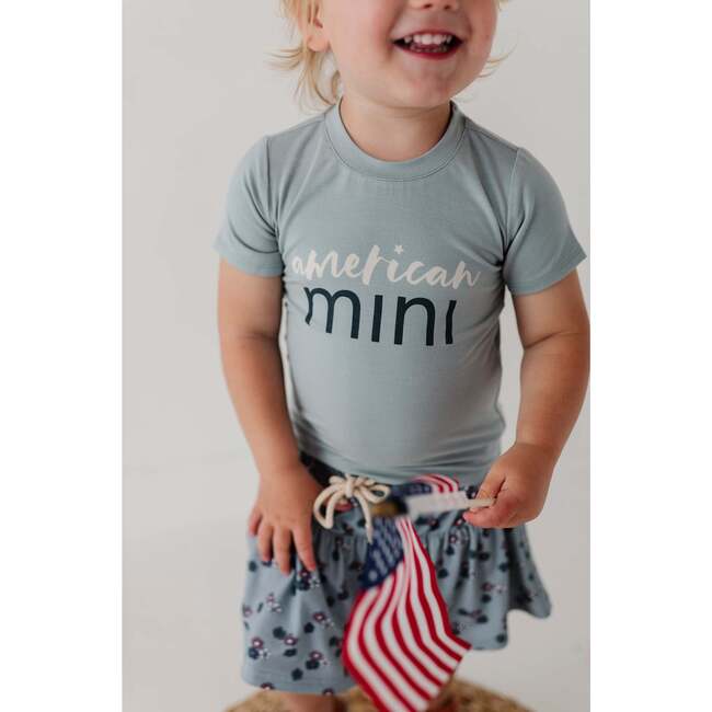 Girl's Short Sleeve Tee Retro Flag - T-Shirts - 6