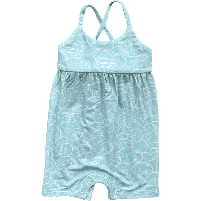 Girl's Tie-Back Romper Beach Wave