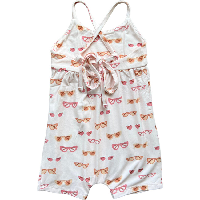 Girl's Tie-Back Romper Beach Wave