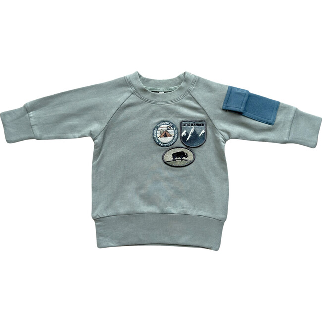 Boy's Raglan Sweatshirt Patches