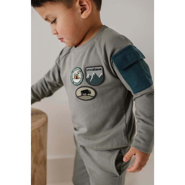 Boy's Raglan Sweatshirt Patches - Sweatshirts - 4