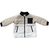 Quilted Sherpa Jacket Cream - Jackets - 1 - thumbnail