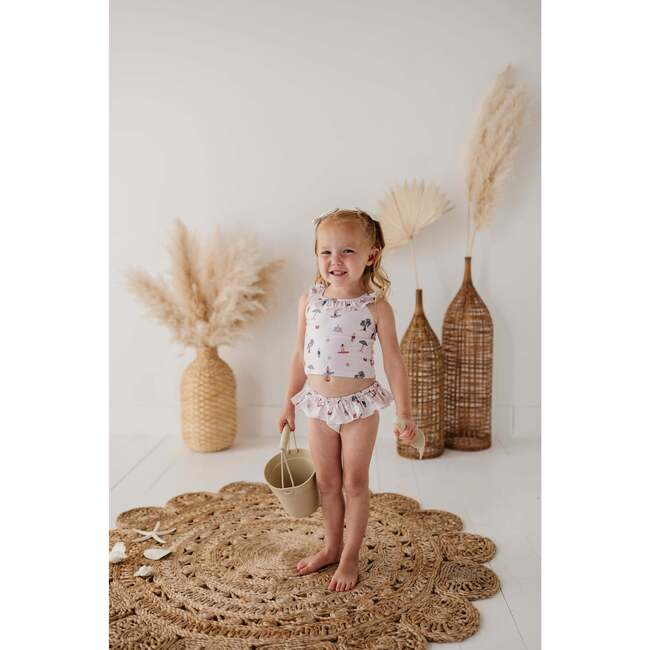 Girl's Two-Piece Tankini Swim Set Desert Rose