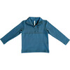 Boy's 3/4 Fleece Zip Sweatshirt Midnight - Sweatshirts - 1 - thumbnail