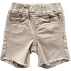Boy's Twill Shorts Khaki - Shorts - 1 - thumbnail