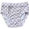Girl's Underwear Lavender Cloud Checkered - Underwear - 1 - thumbnail