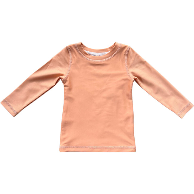 Long Sleeve Rash Guard Swim Shirt Sunset