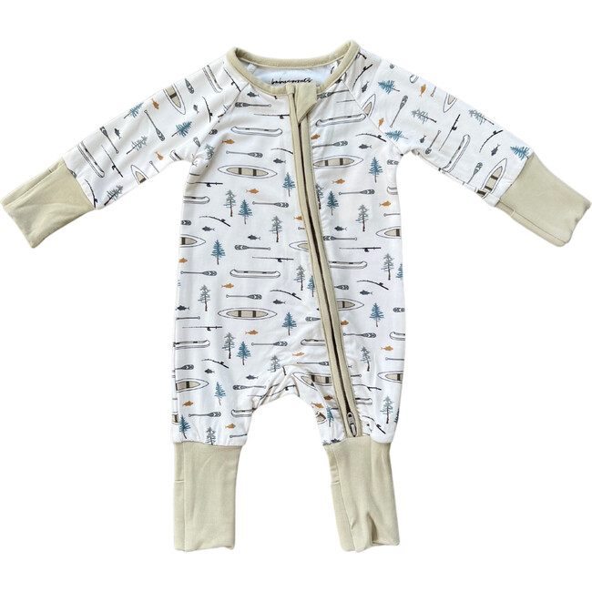 Long Sleeve Zip Romper Canoe