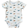 Baby Short Sleeve Bodysuit Retro Banner - Onesies - 1 - thumbnail