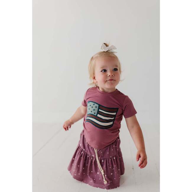 Girl's Short Sleeve Tee Star Smile