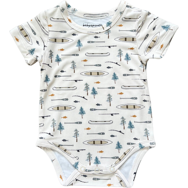 Baby Short Sleeve Bodysuit Canoe