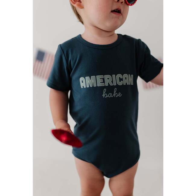 Baby Short Sleeve Bodysuit Retro America - Onesies - 5
