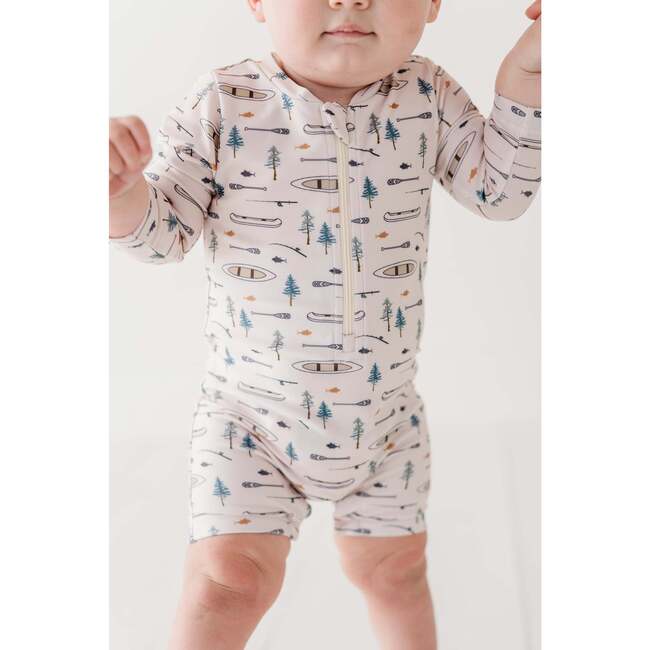 Baby One-Piece Rash Guard Swimsuit Canoe - One Pieces - 4