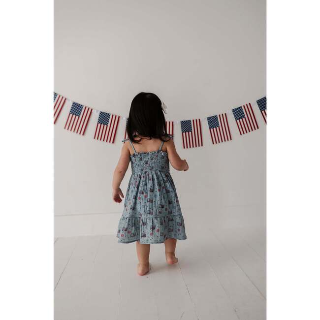 Tiered Mini Dress Retro America - Dresses - 5