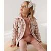 Hooded Shacket Misty Rose Plaid - Jackets - 6