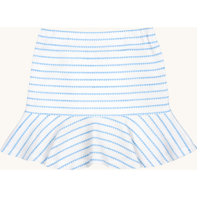 Tennis Skirt in Blue Heart Stripe