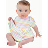 Puff Sleeve Onesie in Rainbow Heart Stripe - Onesies - 2
