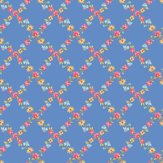 Rick Rack Dress in Watercolor Floral - Dresses - 3