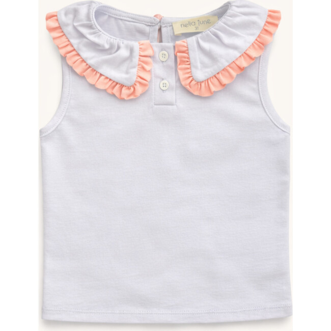 Pleated Tennis Tank in Purple/Pink