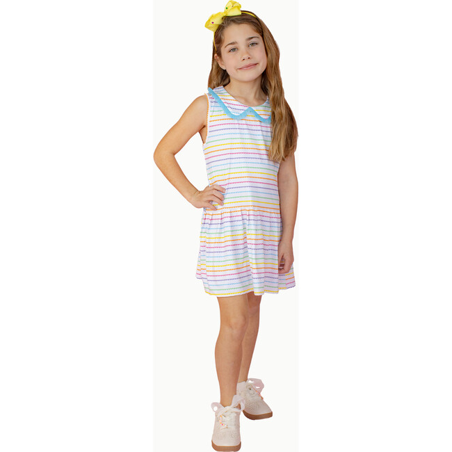 Performance Tennis Dress in Rainbow Heart