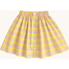 Midi Skirt in Pastel Plaid - Skirts - 1 - thumbnail