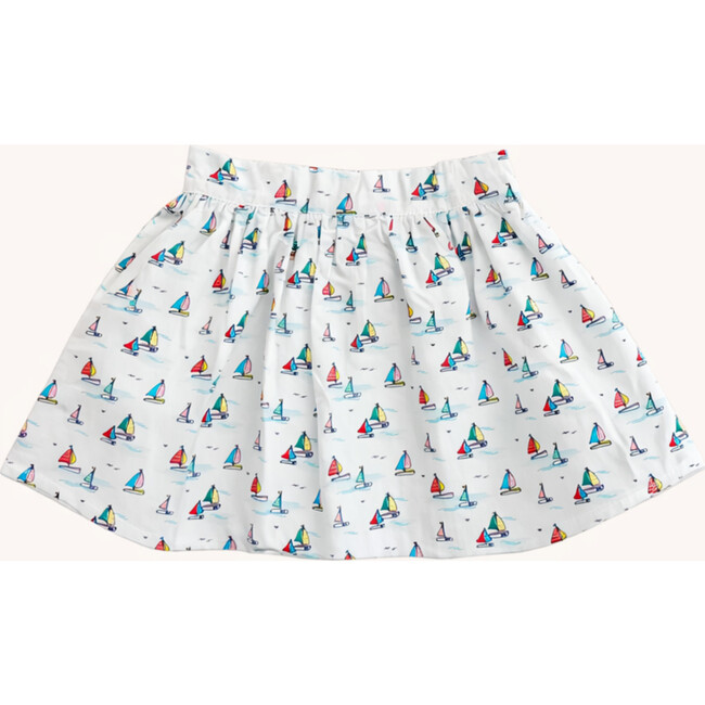 Circle Skirt in Sailboats