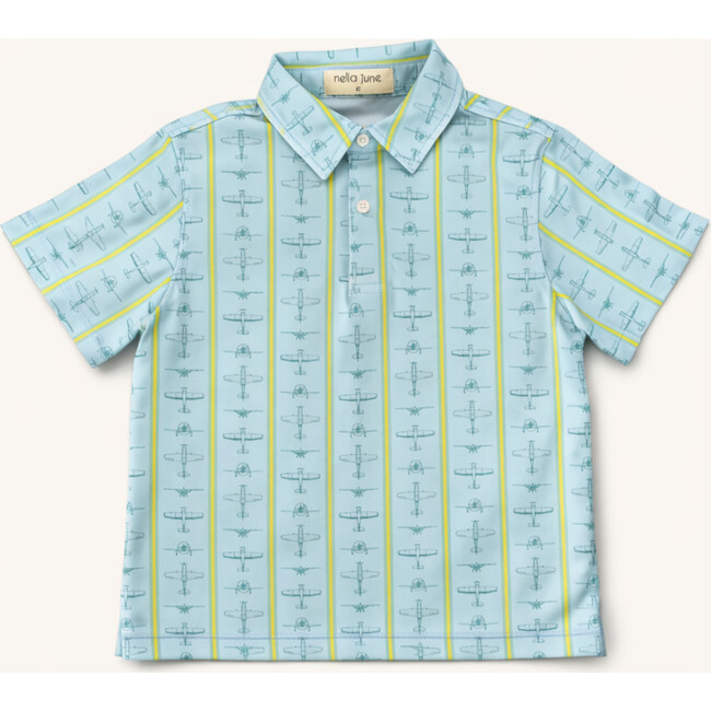 Boys' Performance Polo in Airplanes