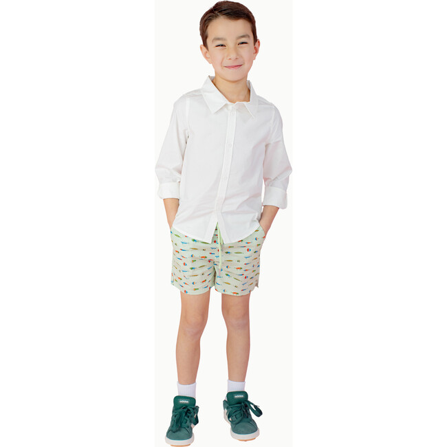 Boys' Drawstring Shorts in Fishing