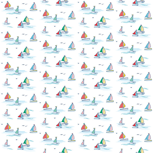 Boys' Performance Polo in Sailboats - Polo Shirts - 3