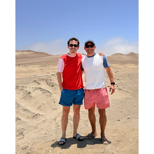 Contrast T-shirts, Engine Red, Pink