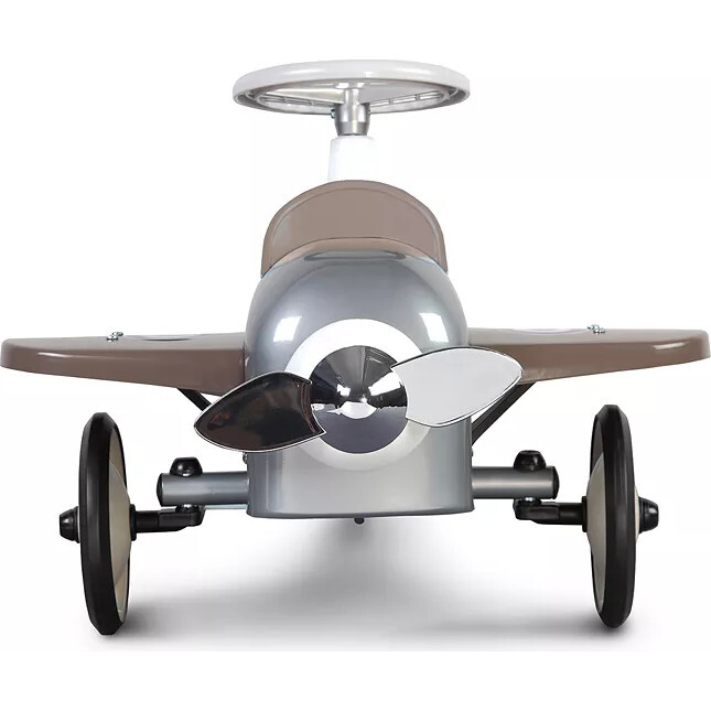 Ride-On SPEEDSTER PLANE Silver - Foot To Floor Ride-On - 3