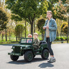 24V Military Willy Jeep 3 Seater Electric Ride on (Green) - Ride-Ons - 5