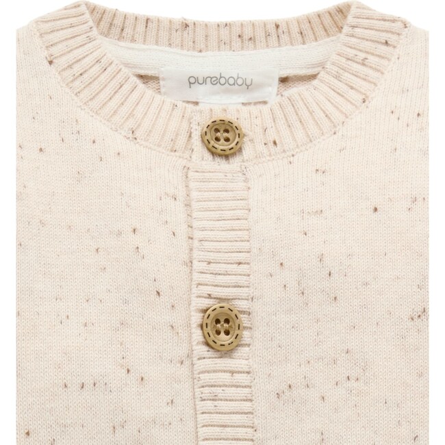 Fiesta Friends Knit Cardigan Sand Neppy - Cardigans - 3