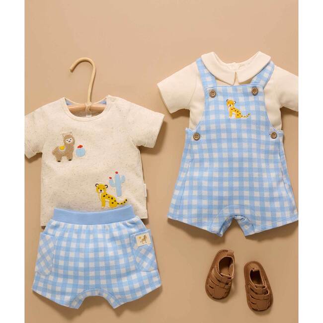 Gingham Short and Tee Set Caribbean Gingham - Mixed Apparel Set - 5