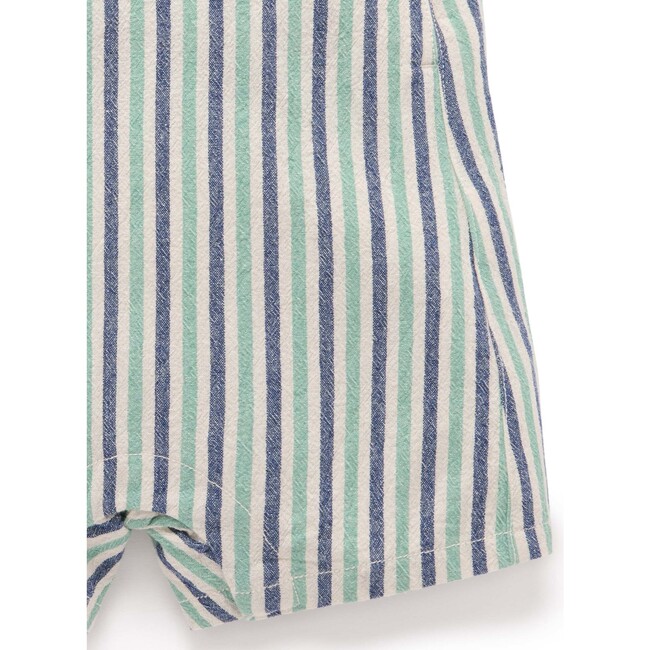 Striped Overalls Iguana Stripe - Rompers - 3
