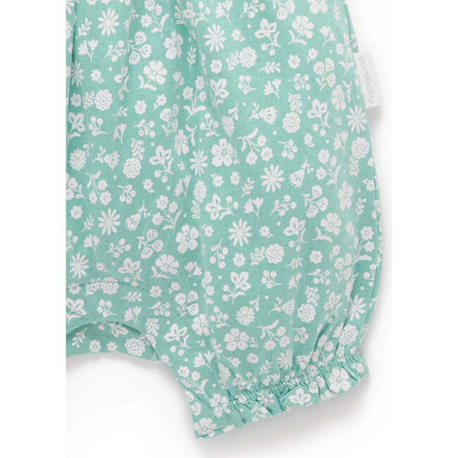 Ruffle Shortie Romper Set Silhouette Print - Rompers - 3