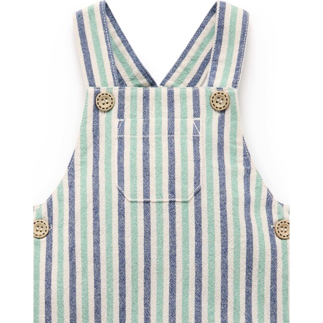 Striped Overalls Iguana Stripe - Rompers - 4