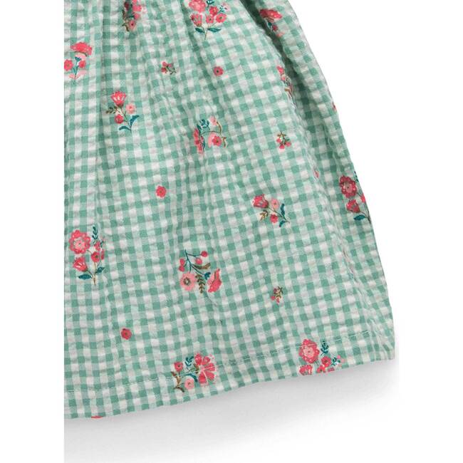 Gingham Pinafore Frida Print - Dresses - 5