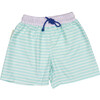 Men´s pastel stripes swim shorts - Swim Trunks - 1 - thumbnail