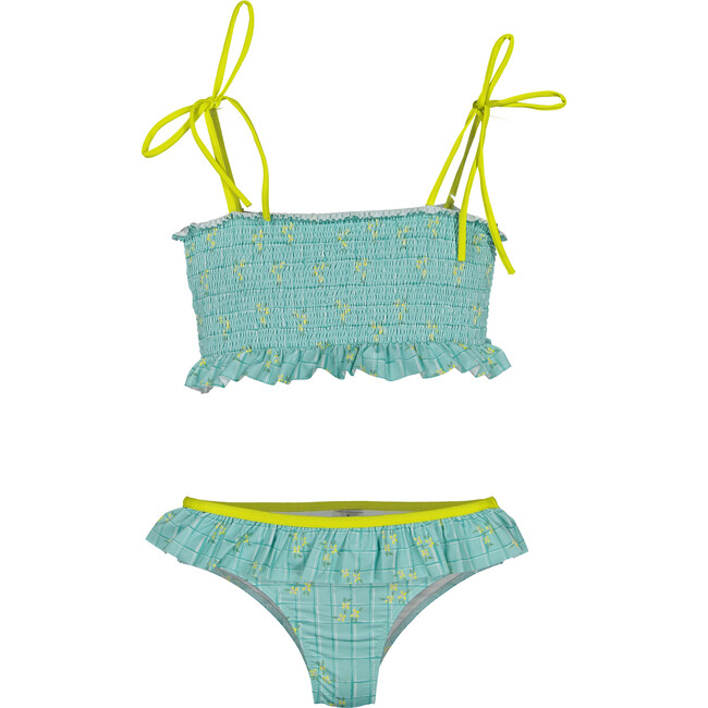 Water garden smocked set