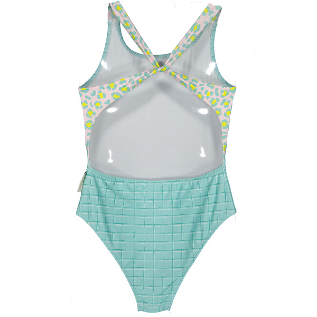 Water and candy animal dots swimsuit