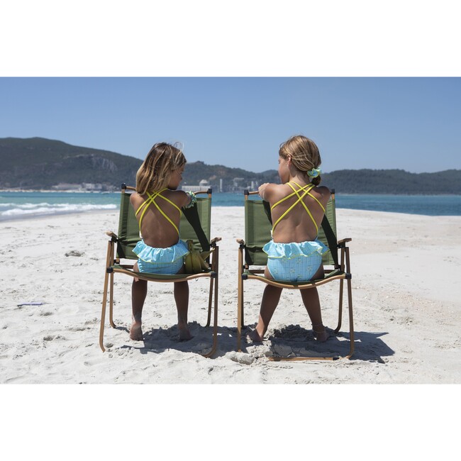 Water garden smocked swimsuit - One Pieces - 4